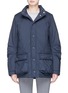 Main View - Click To Enlarge - PHVLO - Retractable hood rainproof puffer jacket