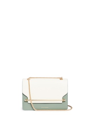 Main View - Click To Enlarge - STRATHBERRY - 'East/West' tri-colour leather crossbody bag
