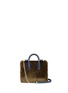 Main View - Click To Enlarge - STRATHBERRY - 'The Strathberry Nano' Merino wool panel leather tote