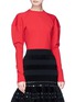 Front View - Click To Enlarge - ALAÏA - Cocoon sleeve knit bodysuit