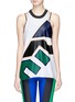 Main View - Click To Enlarge - P.E NATION - 'Fenway' logo print oversized tank top