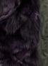 Detail View - Click To Enlarge - MR & MRS ITALY - Raccoon fur hood bomber jacket