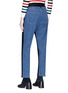 Back View - Click To Enlarge - SONIA RYKIEL - Bouclé patchwork jeans