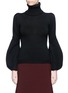 Main View - Click To Enlarge - OSCAR DE LA RENTA - Cocoon sleeve virgin wool turtleneck sweater