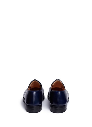 Back View - Click To Enlarge - GEORGE CLEVERLEY - 'Nigel' brogue leather Derbies