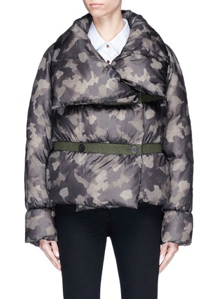 Main View - Click To Enlarge - DAWEI - Camouflage puffer jacket