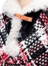 Detail View - Click To Enlarge - RAG & BONE - 'Antoine' shearling collar check plaid tweed jacket