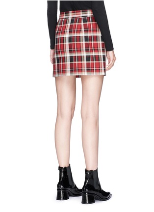 Figure View - Click To Enlarge - RAG & BONE - 'Leah' check plaid cotton twill mini skirt