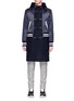 Main View - Click To Enlarge - COACH - Bomber jacket overlay wool coat