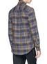 Back View - Click To Enlarge - PUBLIC SCHOOL - Check plaid twill shirt