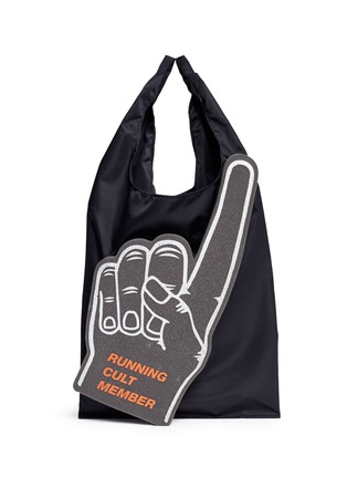Main View - Click To Enlarge - SATISFY - Detachable foam hand tote bag