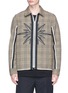 Main View - Click To Enlarge - TIM COPPENS - Check plaid virgin wool coach jacket