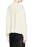 Back View - Click To Enlarge - SACAI - Slogan embroidered wool sweater