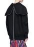Detail View - Click To Enlarge - SACAI - Zip back oversized hoodie
