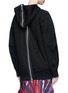 Back View - Click To Enlarge - SACAI - Zip back oversized hoodie