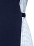 Detail View - Click To Enlarge - SACAI - Pleated stripe back sweater dress