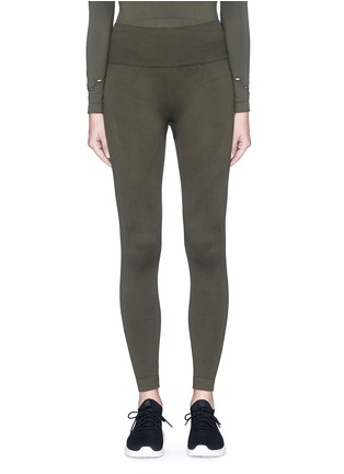 Main View - Click To Enlarge - ALALA - 'Niche' eyelet performance leggings