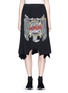 Main View - Click To Enlarge - VINTI ANDREWS - Falcon embroidered remake T-shirt skirt