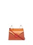Main View - Click To Enlarge - DANSE LENTE - 'Phoebe' spiral ring leather shoulder bag