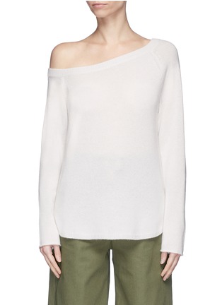 Main View - Click To Enlarge - JAMES PERSE - One-shoulder cashmere sweater
