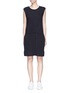Main View - Click To Enlarge - JAMES PERSE - Twill patch garment dyed sweatshirt dress