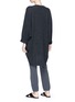 Back View - Click To Enlarge - JAMES PERSE - Open front cashmere cardigan