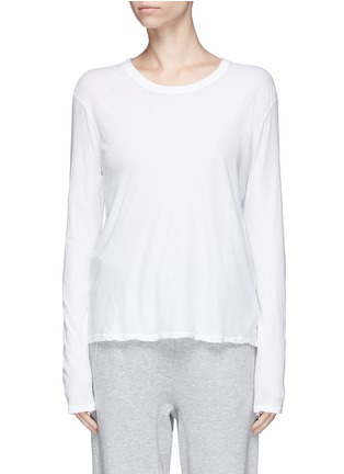 Main View - Click To Enlarge - JAMES PERSE - Long sleeve cotton T-shirt