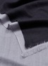 Detail View - Click To Enlarge - PAUL SMITH - Dip dye cashmere herringbone scarf