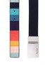 Detail View - Click To Enlarge - PAUL SMITH - Stripe reversible leather belt