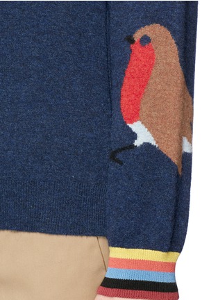 Detail View - Click To Enlarge - PAUL SMITH - Bird intarsia sweater