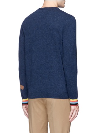 Back View - Click To Enlarge - PAUL SMITH - Bird intarsia sweater