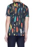 Back View - Click To Enlarge - PAUL SMITH - Feather print T-shirt