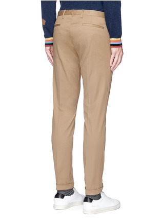 Back View - Click To Enlarge - PAUL SMITH - Cotton twill pants