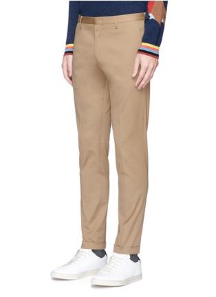 Front View - Click To Enlarge - PAUL SMITH - Cotton twill pants