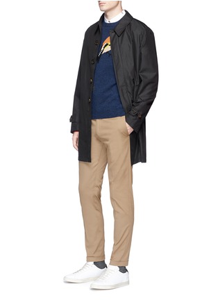 Figure View - Click To Enlarge - PAUL SMITH - Cotton twill pants