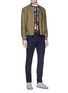 Figure View - Click To Enlarge - PAUL SMITH - Wool hopsack pants