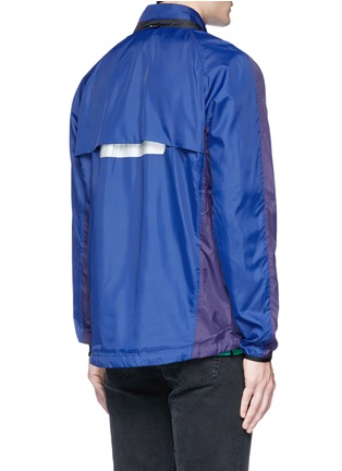 Back View - Click To Enlarge - PS PAUL SMITH - Reflective tape slit back cycling jacket