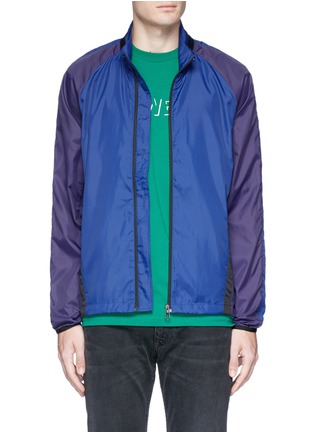 Main View - Click To Enlarge - PS PAUL SMITH - Reflective tape slit back cycling jacket
