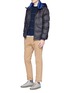 Figure View - Click To Enlarge - PS PAUL SMITH - Windowpane check Merino wool blend sweater