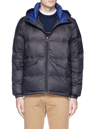 Main View - Click To Enlarge - PS PAUL SMITH - Packable down hooded puffer jacket
