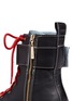 Detail View - Click To Enlarge - FRANCES VALENTINE - 'Sonny' oversized buckle strap leather boots