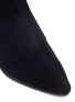 Detail View - Click To Enlarge - BOTH - Metal ring pull velvet ankle boots