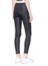 Back View - Click To Enlarge - 72993 - 'Penalty' mid rise pintucked panel performance leggings