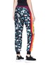 Figure View - Click To Enlarge - NO KA’OI - 'Pana' stripe outseam camouflage print track pants