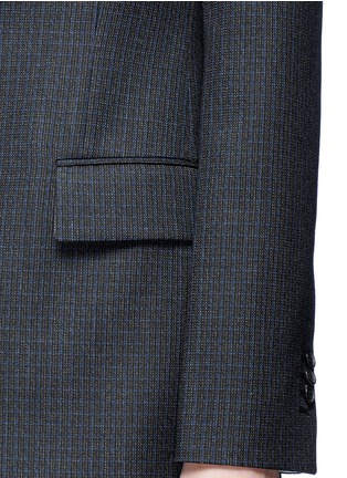 Detail View - Click To Enlarge - CALVIN KLEIN 205W39NYC - Check plaid virgin wool blazer