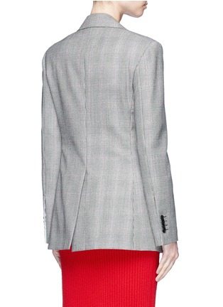 Back View - Click To Enlarge - CALVIN KLEIN 205W39NYC - Houndstooth check plaid wool blazer