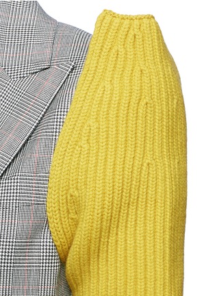 Detail View - Click To Enlarge - CALVIN KLEIN 205W39NYC - Wool-cashmere rib knit sleeves