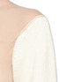 Detail View - Click To Enlarge - CALVIN KLEIN 205W39NYC - Chunky wool knit sleeve sheer sweater