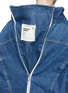 Detail View - Click To Enlarge - R13 - 'Repurposed Back Zip Trucker' denim jacket