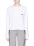 Main View - Click To Enlarge - CALVIN KLEIN 205W39NYC - Graphic patch sweatshirt
